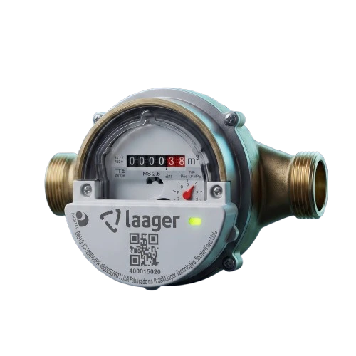 Medidor de água Laager com módulo de telemetria